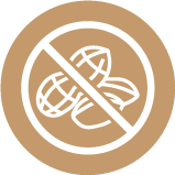 Taxonomy icon for recipes by Josh Cizek Cooks that are labeled as "Nut-Free" recipes.